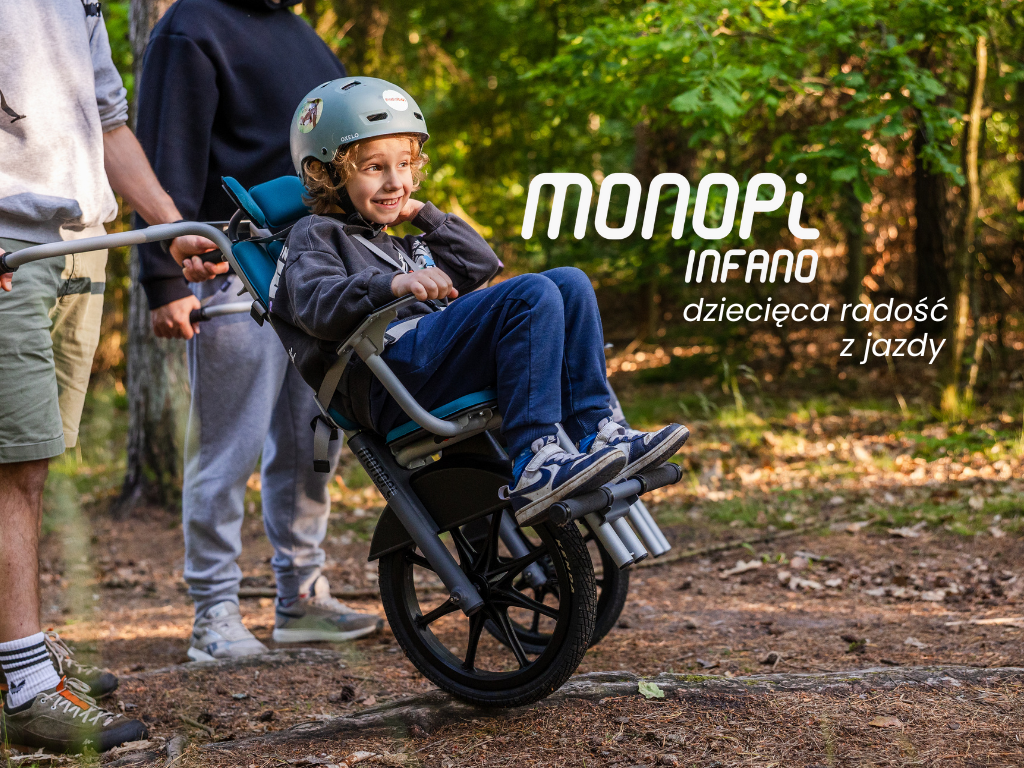 Wózek z jednym kołem MONOPi INFANO