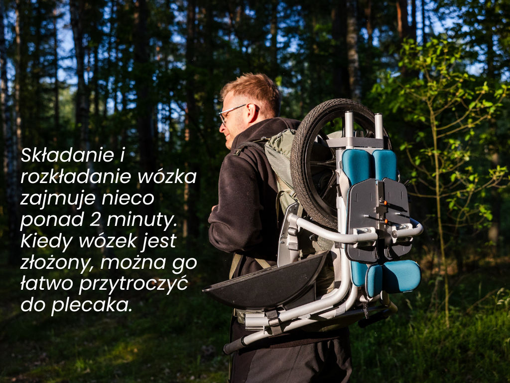 Wózek z jednym kołem MONOPi INFANO